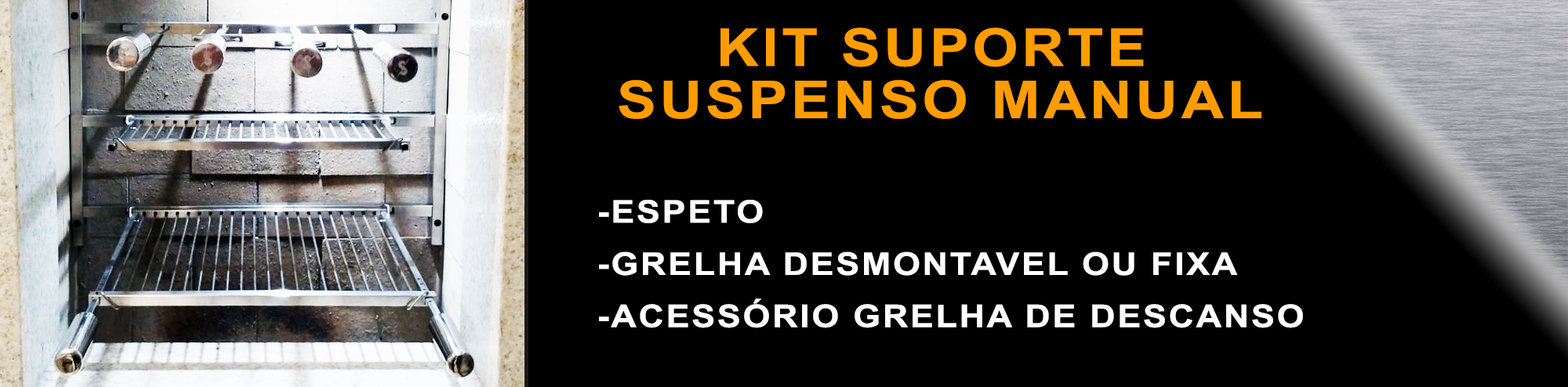 KIT SUPORTE SUSPENSO MANUAL KIT SUPORTE SUSPENSO MANUAL